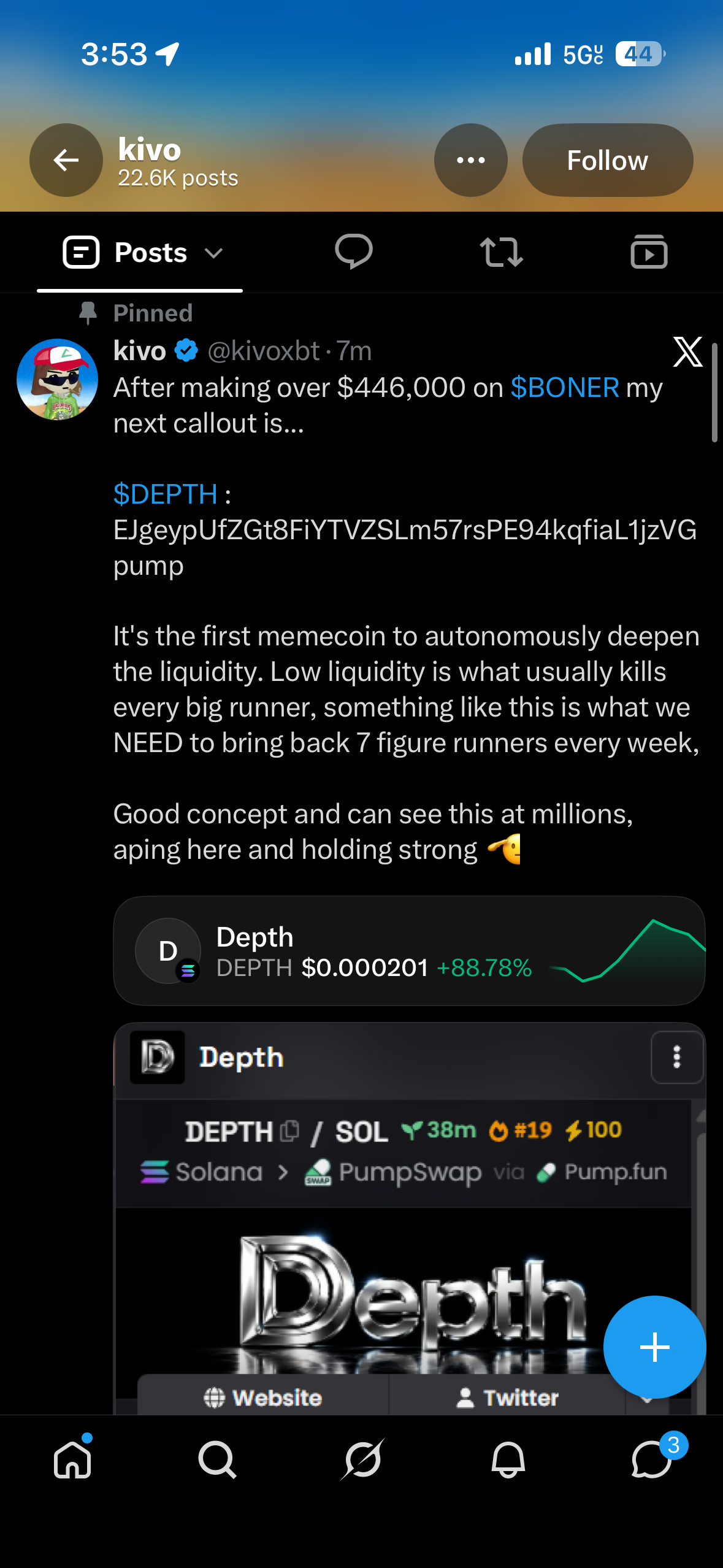 $DEPTH Promotion Evidence, exhibit 1 of 2