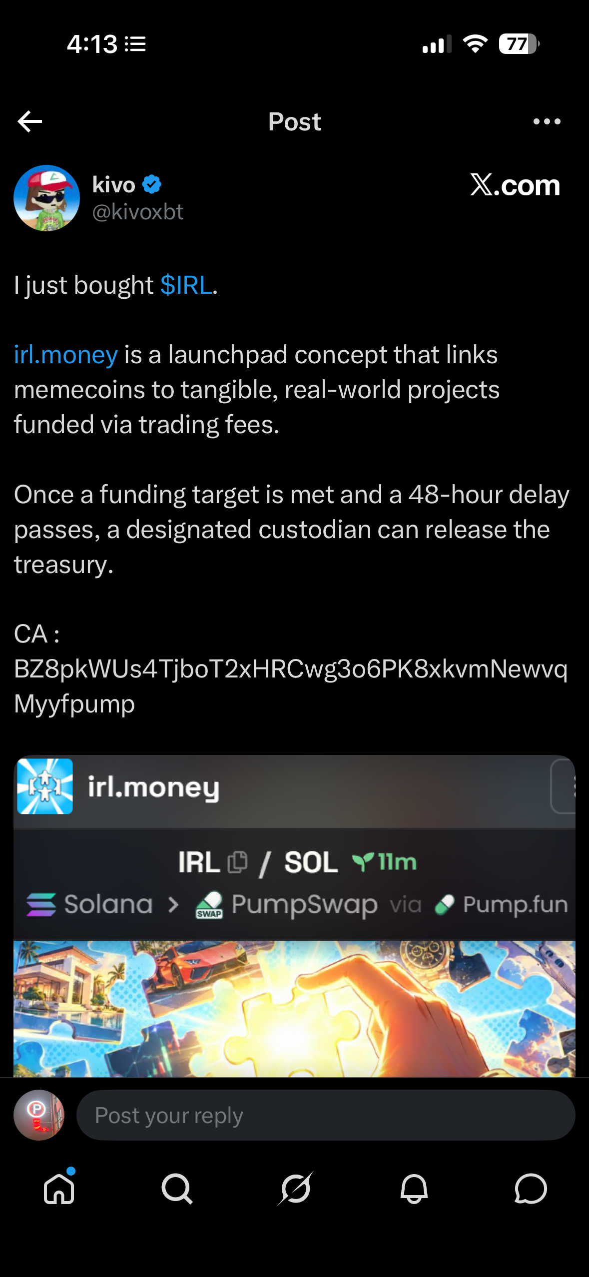 $IRL Promotion Evidence, exhibit 3 of 3
