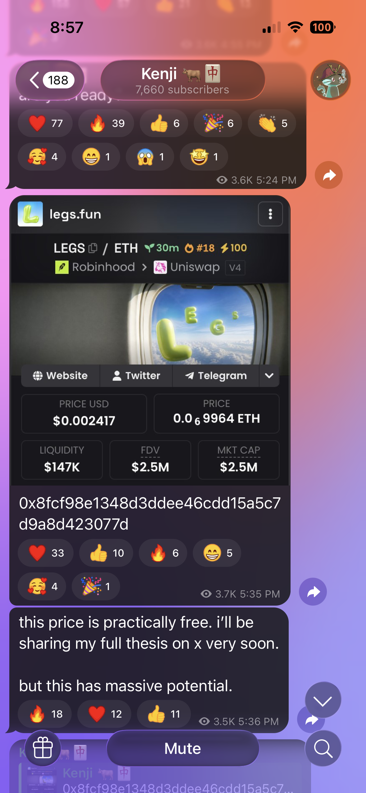 $LEGS Promotion Evidence, exhibit 1 of 1