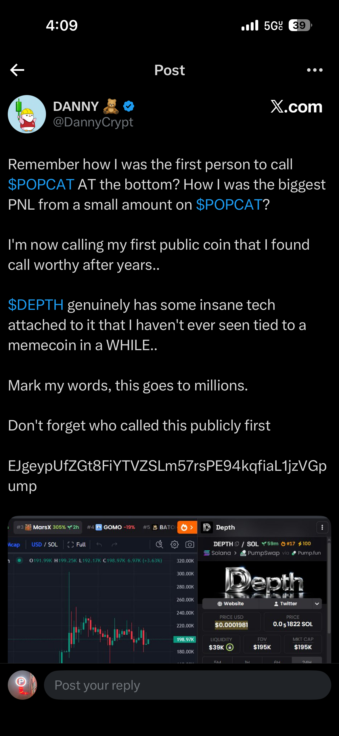 $DEPTH Promotion Evidence, exhibit 2 of 2