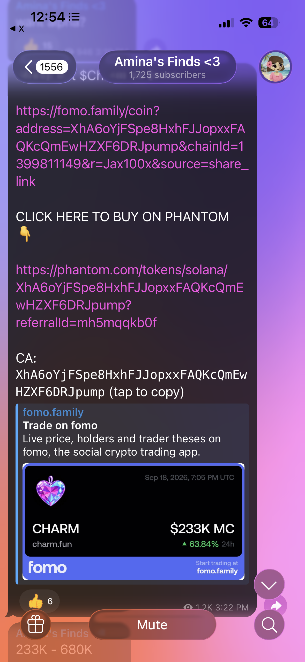 $CHARM Promotion Evidence, exhibit 1 of 1